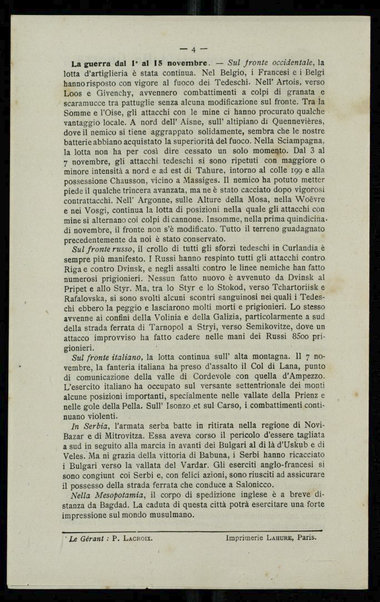 Documenti della guerra : bollettino d'informazioni pubblicato dalla Camera di commercio di Parigi